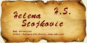 Helena Stojković vizit kartica